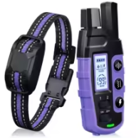 Collar de Adiestramiento Eléctrico para Perros con Control Remoto, Impermeable, para Cachorros de 5-120lbs, con Vibración y Choque